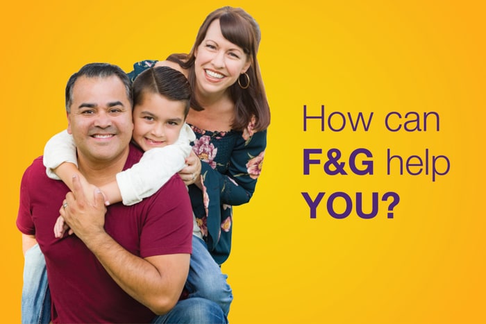 'How can F&G help you?' LinkedIn graphic